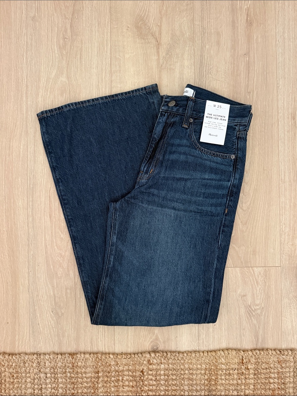 NWT Madewell Ultimate Wide Leg Jeans